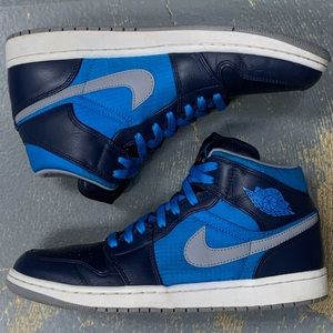 Nike Air Jordan 1 Mid Phat Obsidian 364770-405 10 Nike Air Jordan 1 Mid Phat Obsidian 364770-405 10